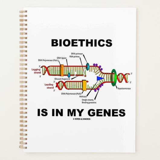 Bioethik steckt in der DNA-Replikation meiner Gene Planer (Vorderseite)