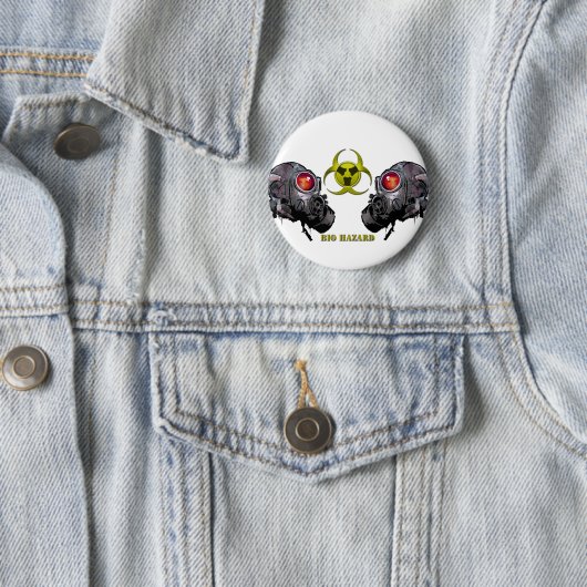 Biogefahr Button (Beispiel)