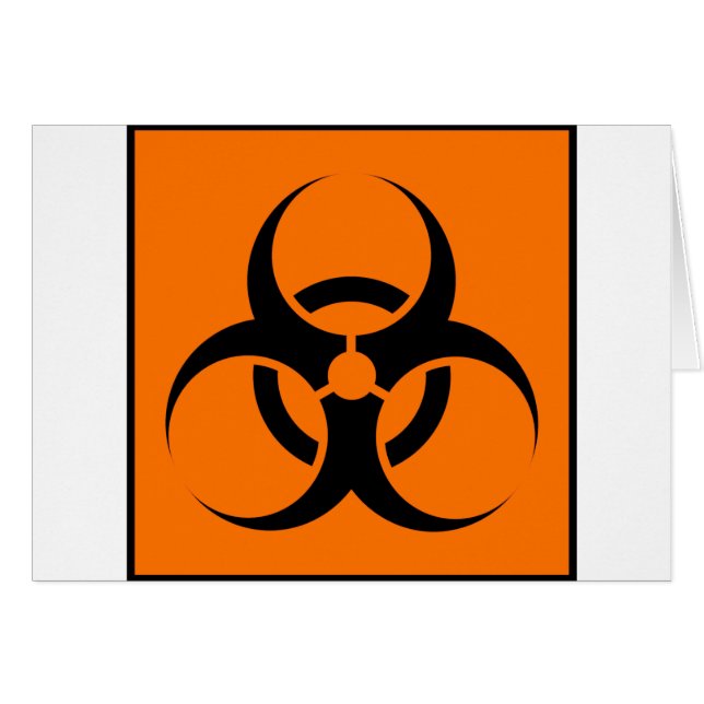 Biogefahr oder (Vorderseite (Horizontal))