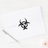 Biogefährdung 03 runder aufkleber (Umschlag)