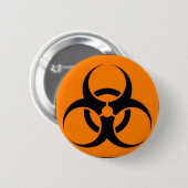 Biogefährdung 05 button (Vorne & Hinten)