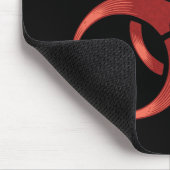 Biogefährdung 1 mousepad (Ecke)