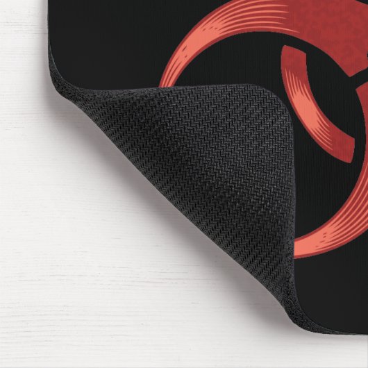 Biogefährdung 1 mousepad (Ecke)