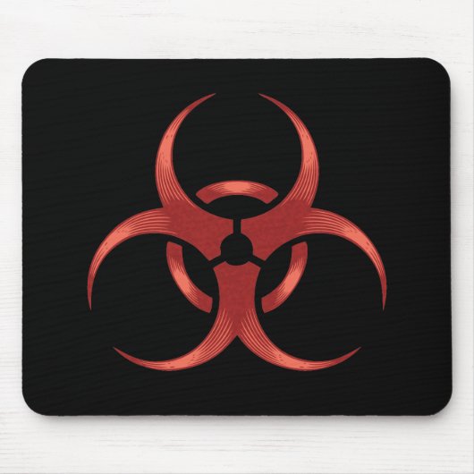 Biogefährdung 1 mousepad (Vorne)