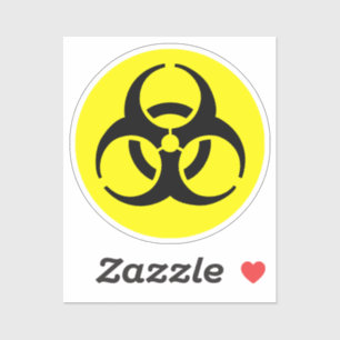 Biogefährdung Aufkleber