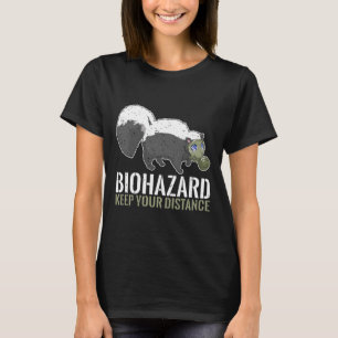 Biogefährdung Behalt Entfernung Funny Skink Animal T-Shirt