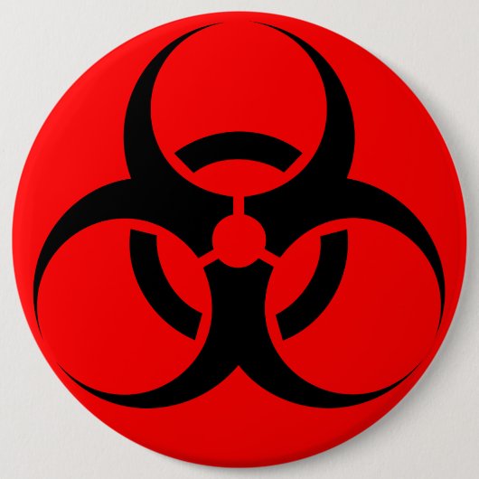 Biogefährdung Button (Vorderseite)