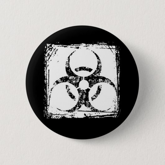Biogefährdung Button (Vorderseite)