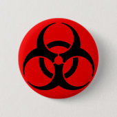 Biogefährdung Button (Vorderseite)