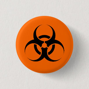 Biogefährdung Button