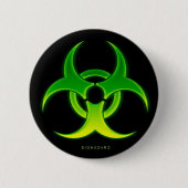 Biogefährdung Button (Vorderseite)