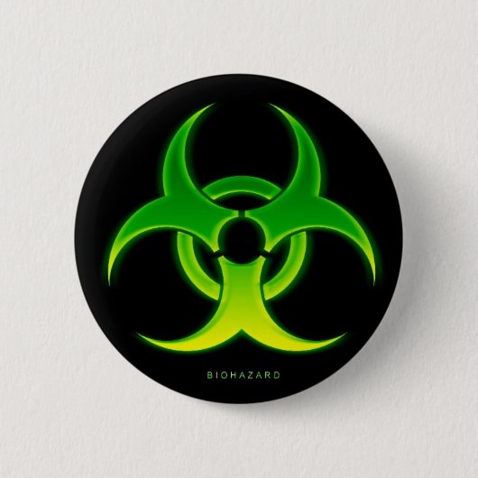 Biogefährdung Button (Vorderseite)