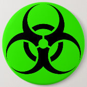 Biogefährdung Button (Vorderseite)