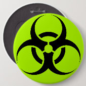 Biogefährdung Button (Vorne & Hinten)