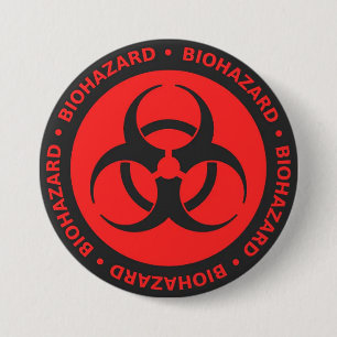 Biogefährdung Button