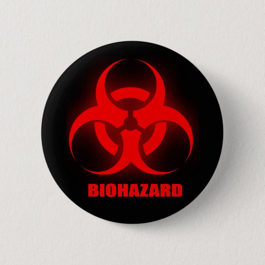 Biogefährdung Button (Vorderseite)