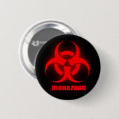 Biogefährdung Button (Vorne & Hinten)