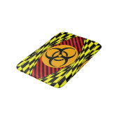 Biogefährdung Design von Kenneth Yoncich Badematte (Schrägansicht)