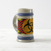 Biogefährdung Design von Kenneth Yoncich Bierglas (Vorderseite Links)