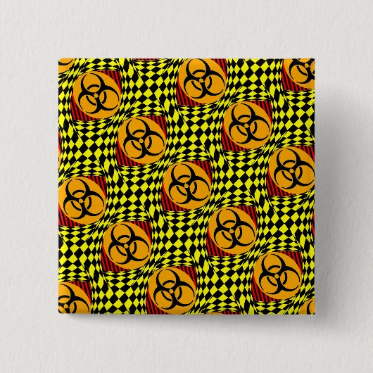 Biogefährdung Design von Kenneth Yoncich Button (Vorderseite)