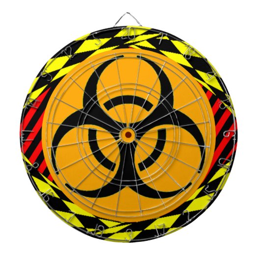 Biogefährdung Design von Kenneth Yoncich Dartscheibe (vorne)