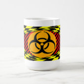 Biogefährdung Design von Kenneth Yoncich Kaffeetasse (Mittel)