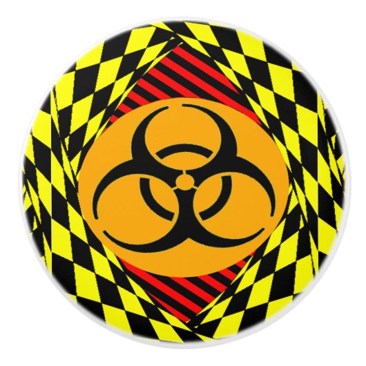 Biogefährdung Design von Kenneth Yoncich Keramikknauf (Vorderseite)