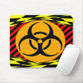 Biogefährdung Design von Kenneth Yoncich Mousepad (Mit Mouse)