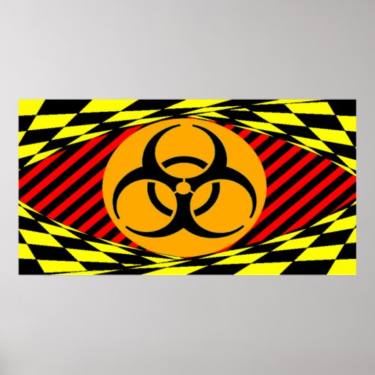 Biogefährdung Design von Kenneth Yoncich Poster (Vorne)