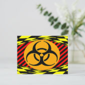 Biogefährdung Design von Kenneth Yoncich Postkarte (Stehend Vorderseite)