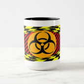 Biogefährdung Design von Kenneth Yoncich Tasse (Zentrum)