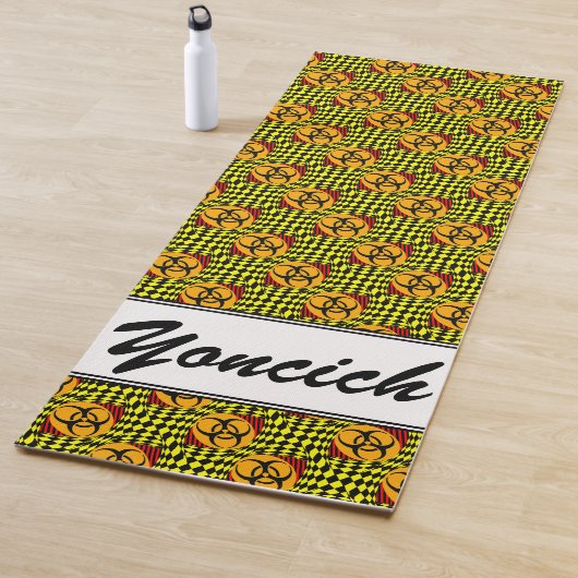 Biogefährdung Design von Kenneth Yoncich Yogamatte (Beispiel)