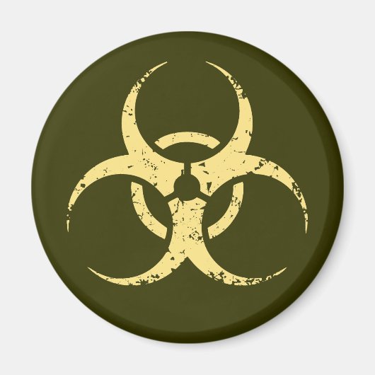 Biogefährdung - dist - gelb magnet (Vorne)