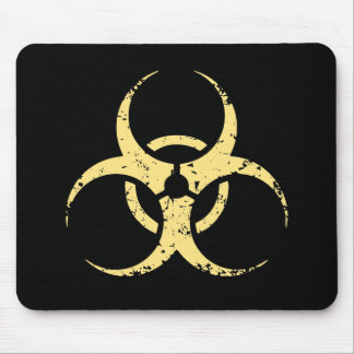 Biogefährdung - dist - Gelb Mousepad