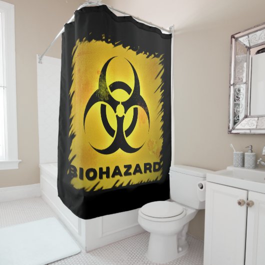 Biogefährdung Duschvorhang (Beispiel)