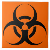 Biogefährdung Fliese (Vorderseite)