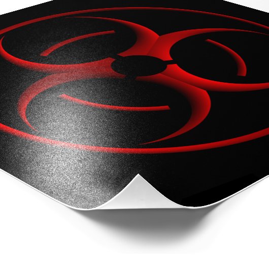 Biogefährdung Fotodruck (Ecke)