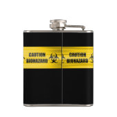 Biogefährdung Funny Custom Flask Flachmann (Rückseite)