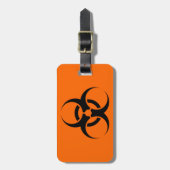 Biogefährdung Gepäckanhänger (Vorderseite vertikal)