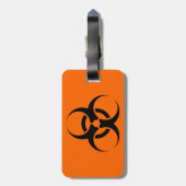 Biogefährdung Gepäckanhänger (Rückseite vertikal)