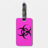 Biogefährdung Gepäckanhänger (Rückseite vertikal)