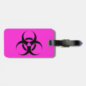 Biogefährdung Gepäckanhänger (Rückseite horizontal)