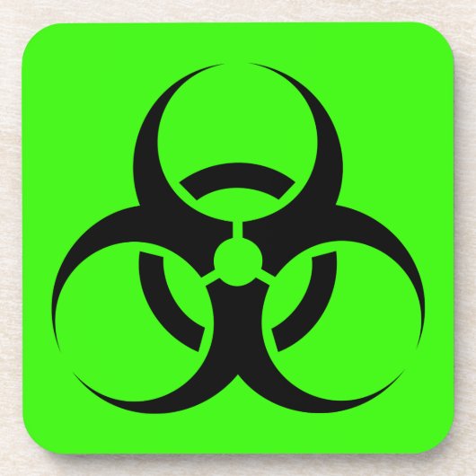 Biogefährdung Getränkeuntersetzer (Vorderseite)