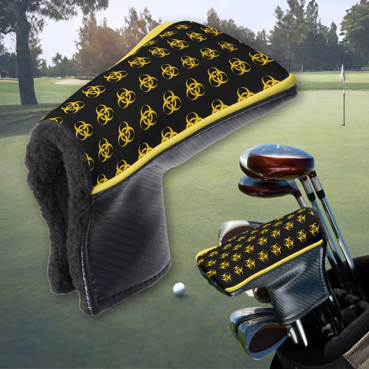 Biogefährdung Icon-Muster Golf Headcover