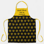 Biogefährdung Icon-Muster Schürze (Vorderseite)