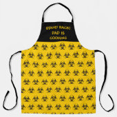 Biogefährdung Icon-Muster Schürze (Vorderseite)