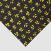 Biogefährdung Icon-Muster Seidenpapier (Ausschnitt)