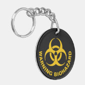 Biogefährdung Icon Schlüsselanhänger (Vorderseite links)