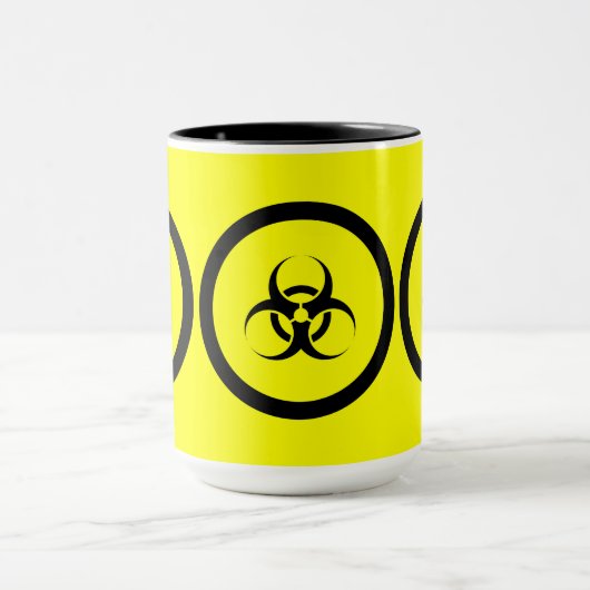 Biogefährdung-Kaffee-Tasse Tasse (Zentrum)