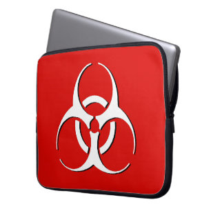 Biogefährdung-Laptop-Hülse - klassischer Knochen Laptopschutzhülle